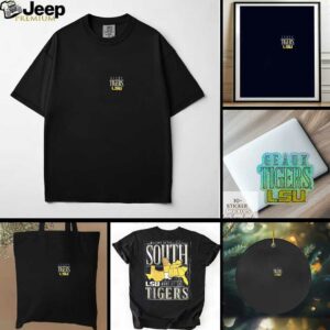 LSU Tigers welcome to South home of the Tigers map shirt