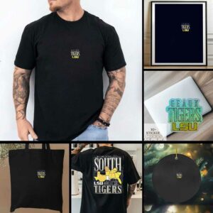 LSU Tigers welcome to South home of the Tigers map shirt