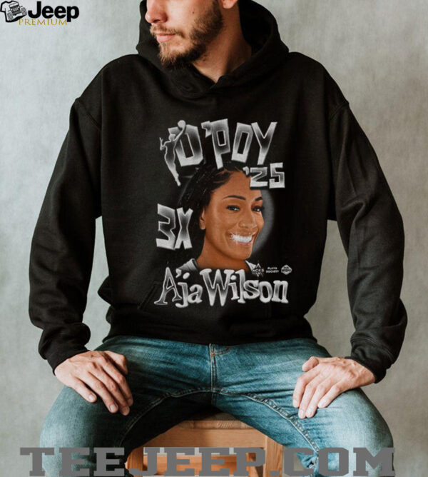 Las Vegas Aces A’ja Wilson 2025 Dpoy 3X shirt