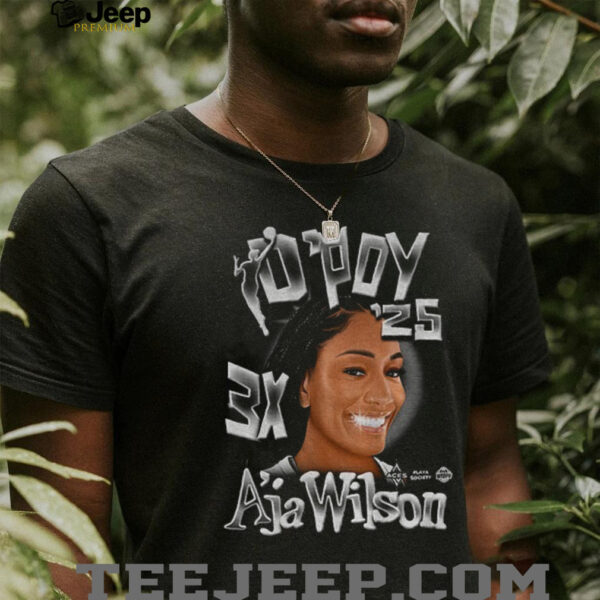 Las Vegas Aces A’ja Wilson 2025 Dpoy 3X shirt