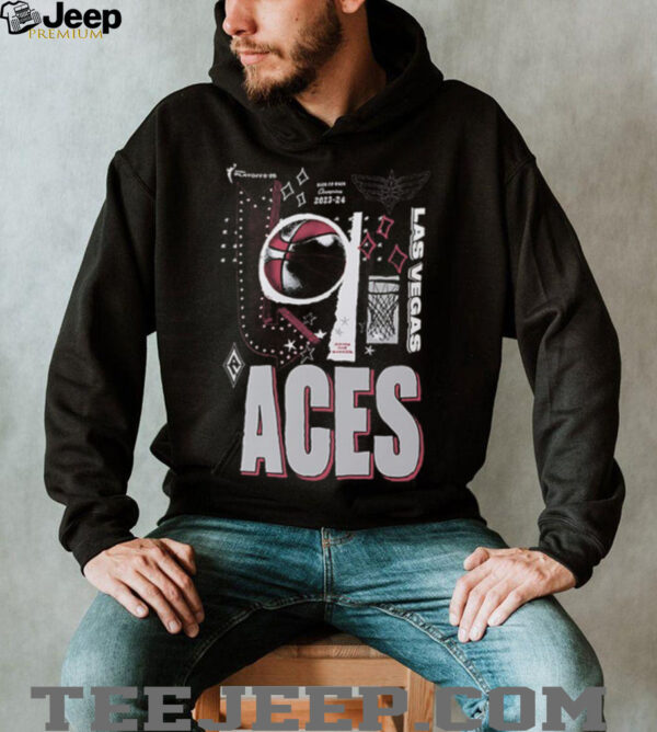 Las Vegas Aces WNBA Playoffs ’25 Raise The Stakes 2 sided shirt