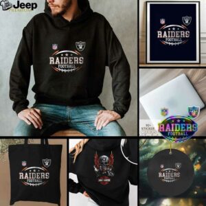 Las Vegas Raiders NFL Harley Davidson motorcycle graphic shirt