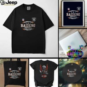 Las Vegas Raiders NFL Harley Davidson motorcycle graphic shirt