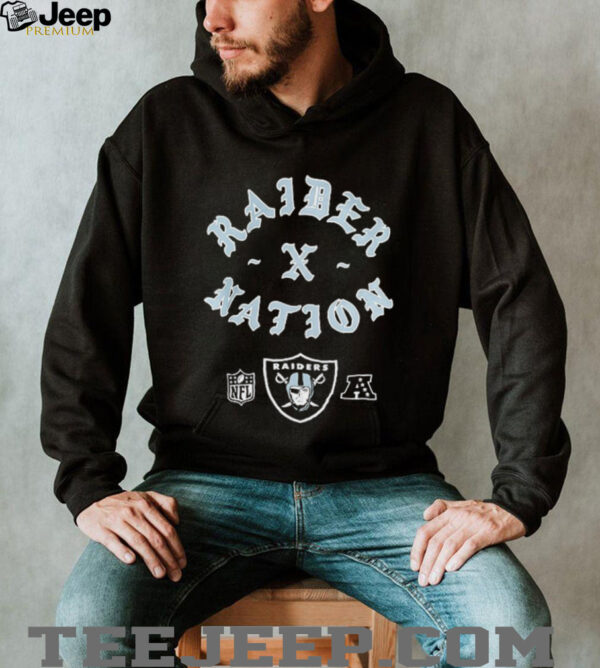 Las Vegas Raiders New Era Born x Raised logo shirt