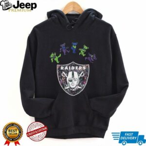 Las Vegas Raiders x Grateful Dead night 2025 bears logo...