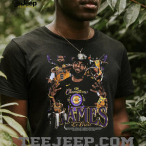 LeBron James Lakers Basketball Legends Graphic Tee   Champions Edition