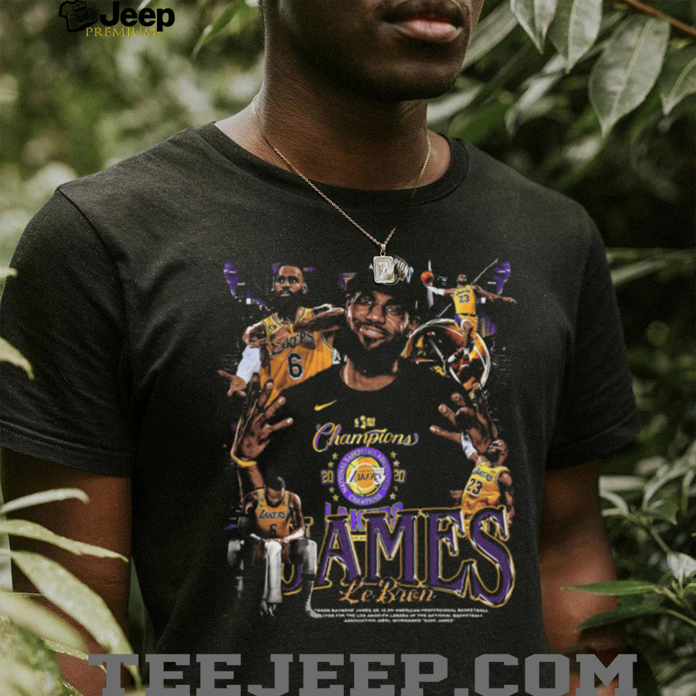 LeBron James Lakers Basketball Legends Graphic Tee Champions Edition LeBron James Lakers Basketball Legends Graphic Tee Champions Edition