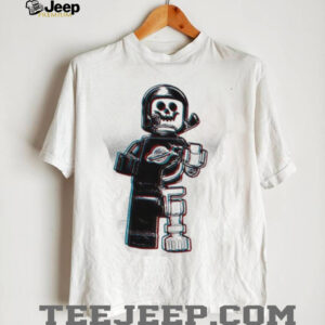 Lego Skeleton Astronaut Anaglyph 3D Effect shirt