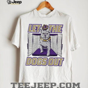 Let The Dogs Out angry king bulldog mascot from a cage shirt