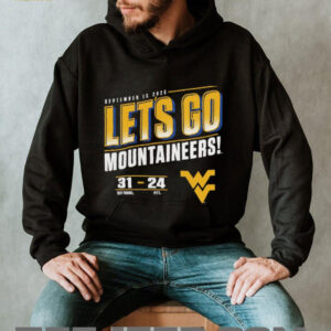 Let’s Go Mountaineers West Virginia beat Pitt Panthers 31 24...