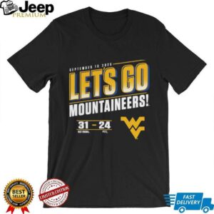 Let’s Go Mountaineers West Virginia beat Pitt Panthers 31 24...