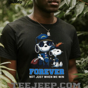 Los Angeles Chargers Peanuts Snoopy Forever shirt
