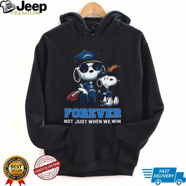 Los Angeles Chargers Peanuts Snoopy Forever shirt