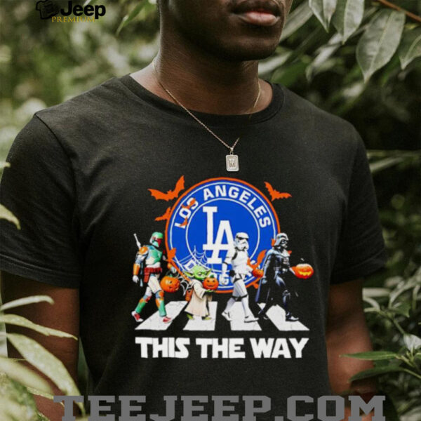 Los Angeles Dodgers Star Wars This The Way Halloween shirt