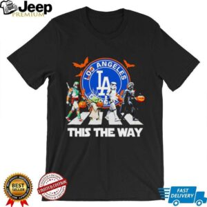 Los Angeles Dodgers Star Wars This The Way Halloween shirt