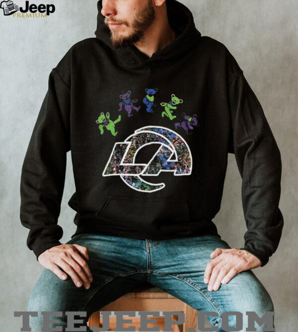 Los Angeles Rams x Grateful Dead night 2025 bears logo shirt