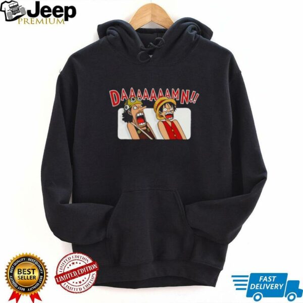 Luffy And Usop Damn Meme One Piece Shirt