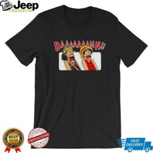 Luffy And Usop Damn Meme One Piece Shirt