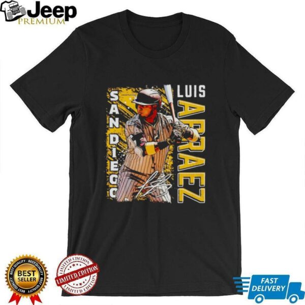 Luis Arraez San Diego throwing signature shirt