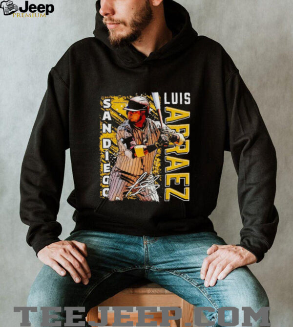 Luis Arraez San Diego throwing signature shirt