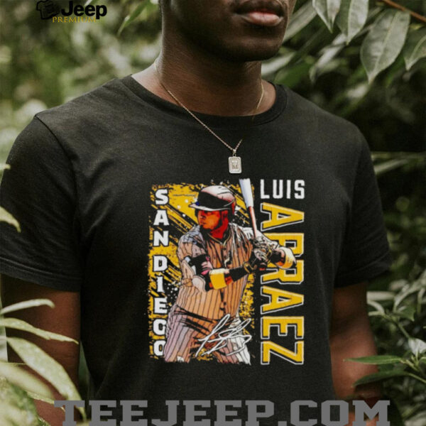 Luis Arraez San Diego throwing signature shirt