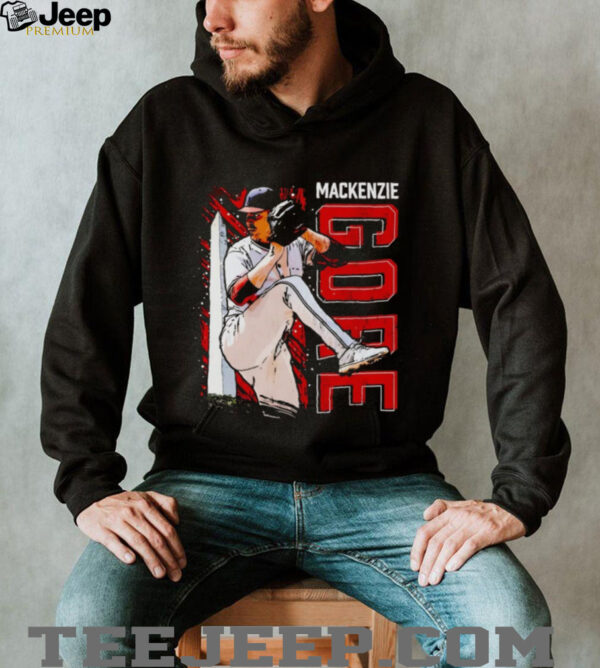 MacKenzie Gore Washington throwing snow shirt