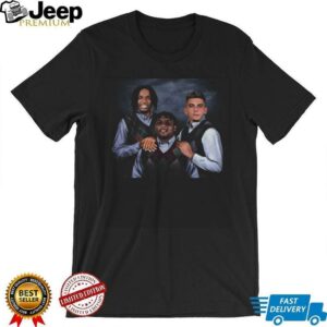 Mark Fletcher Jr. CJ Daniels and Rueben Bain Jr. Miami Hurricanes football Step Brothers vintage NFL 2025 shirt