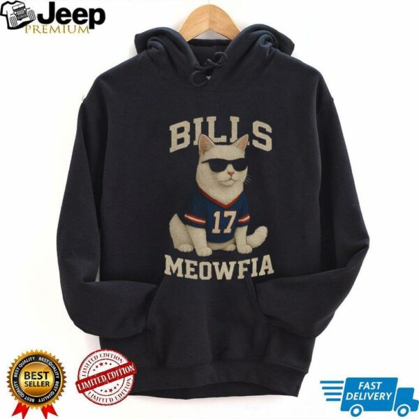 Meowfia Cat Josh Allen Buffalo Bills Football NFL 2025 funny meme shirt