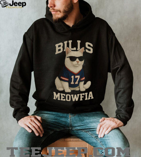 Meowfia Cat Josh Allen Buffalo Bills Football NFL 2025 funny meme shirt