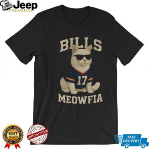 Meowfia Cat Josh Allen Buffalo Bills Football NFL 2025 funny meme shirt