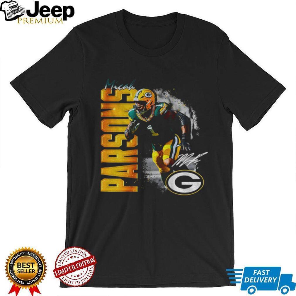 Micah Parsons 1 Green Bay Packers NFL Football 2025 signature shirt Micah Parsons 1 Green Bay Packers NFL Football 2025 signature shirt
