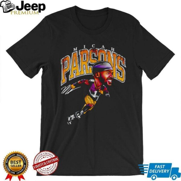 Micah Parsons Green Bay Cartoon Signature Shirt
