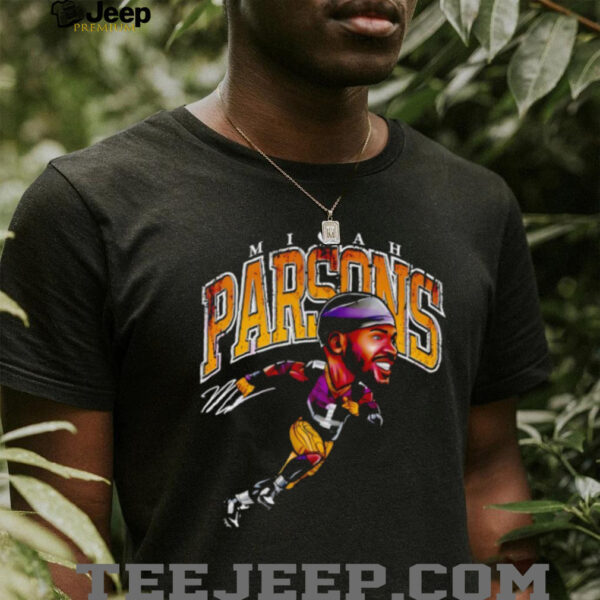 Micah Parsons Green Bay Cartoon Signature Shirt