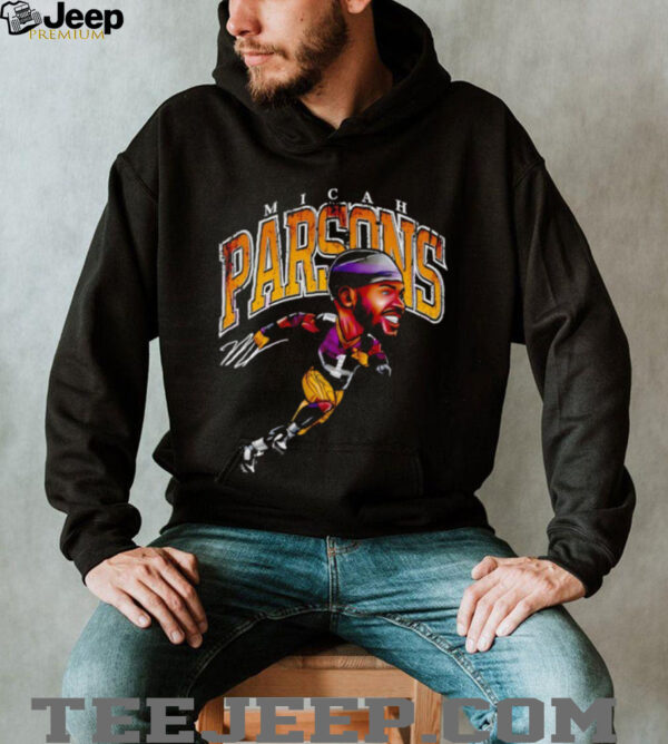 Micah Parsons Green Bay Cartoon Signature Shirt