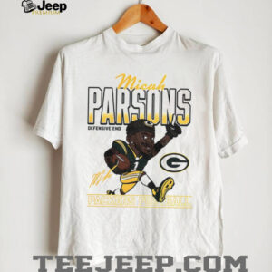 Micah Parsons cartoon Green Bay Packers NFL Football 2025 caricature signature shirt
