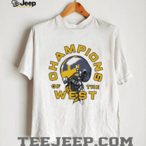 Michigan Wolverines Helmet Champions of the West shirt