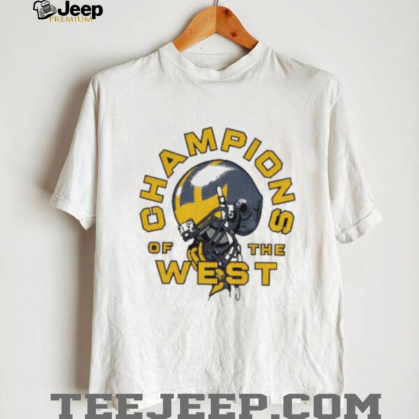 Michigan Wolverines Helmet Champions of the West shirt