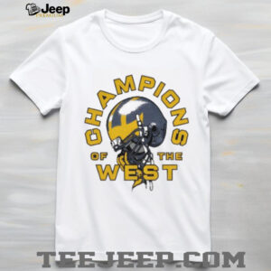 Michigan Wolverines Helmet Champions of the West shirt