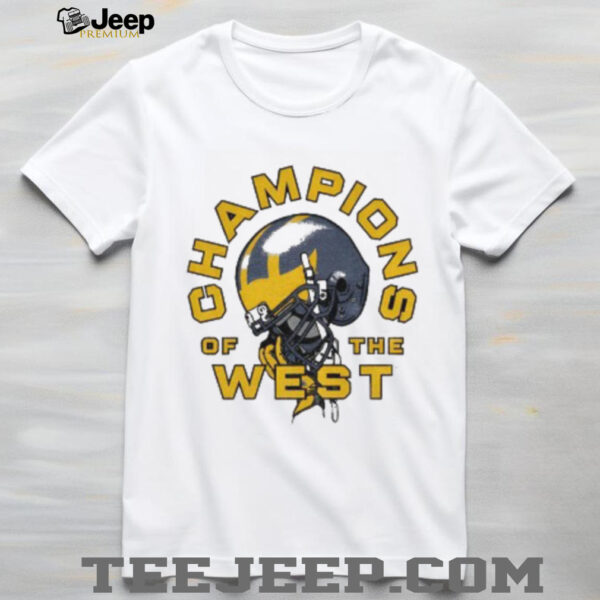 Michigan Wolverines Helmet Champions of the West shirt