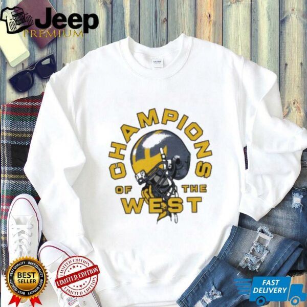 Michigan Wolverines Helmet Champions of the West shirt