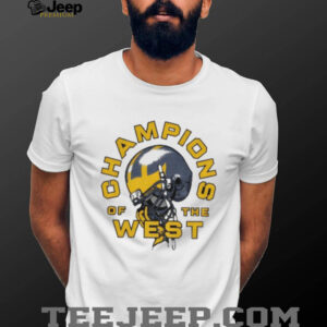 Michigan Wolverines Helmet Champions of the West shirt