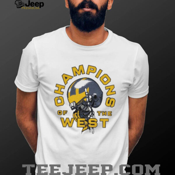 Michigan Wolverines Helmet Champions of the West shirt