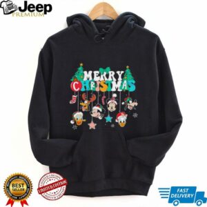 Mickey And Friends Merry Christmas Ornaments Snowflakes shirt