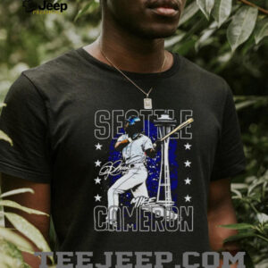 Mike Cameron Seattle swing signature shirt