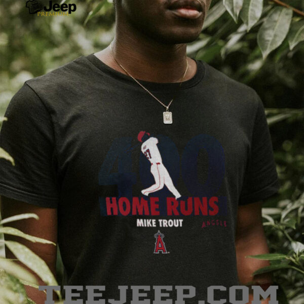 Mike Trout Los Angeles Angels 400 Career Home Runs shirt