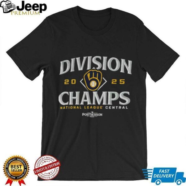 Milwaukee Brewers 2025 NL Division Champions National League Central Postseason shirt