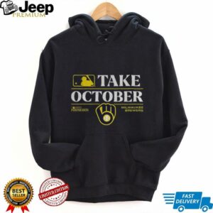 Milwaukee Brewers Baseball MLB logo Take October 2025 Postseason shirt