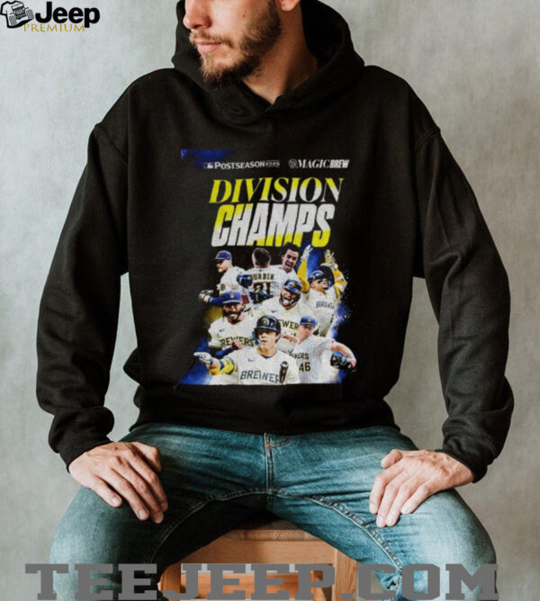 Milwaukee Brewers Postseason Division Champs MLB 2025 shirt