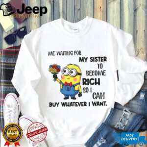 Minion me waiting for my sister to become rich so...