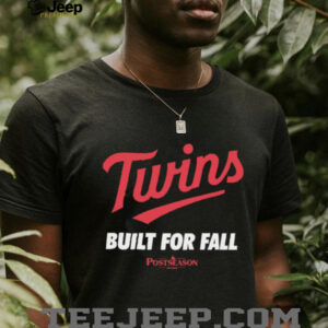 Minnesota Twins 2025 MLB Postseason Built For Fall shirt